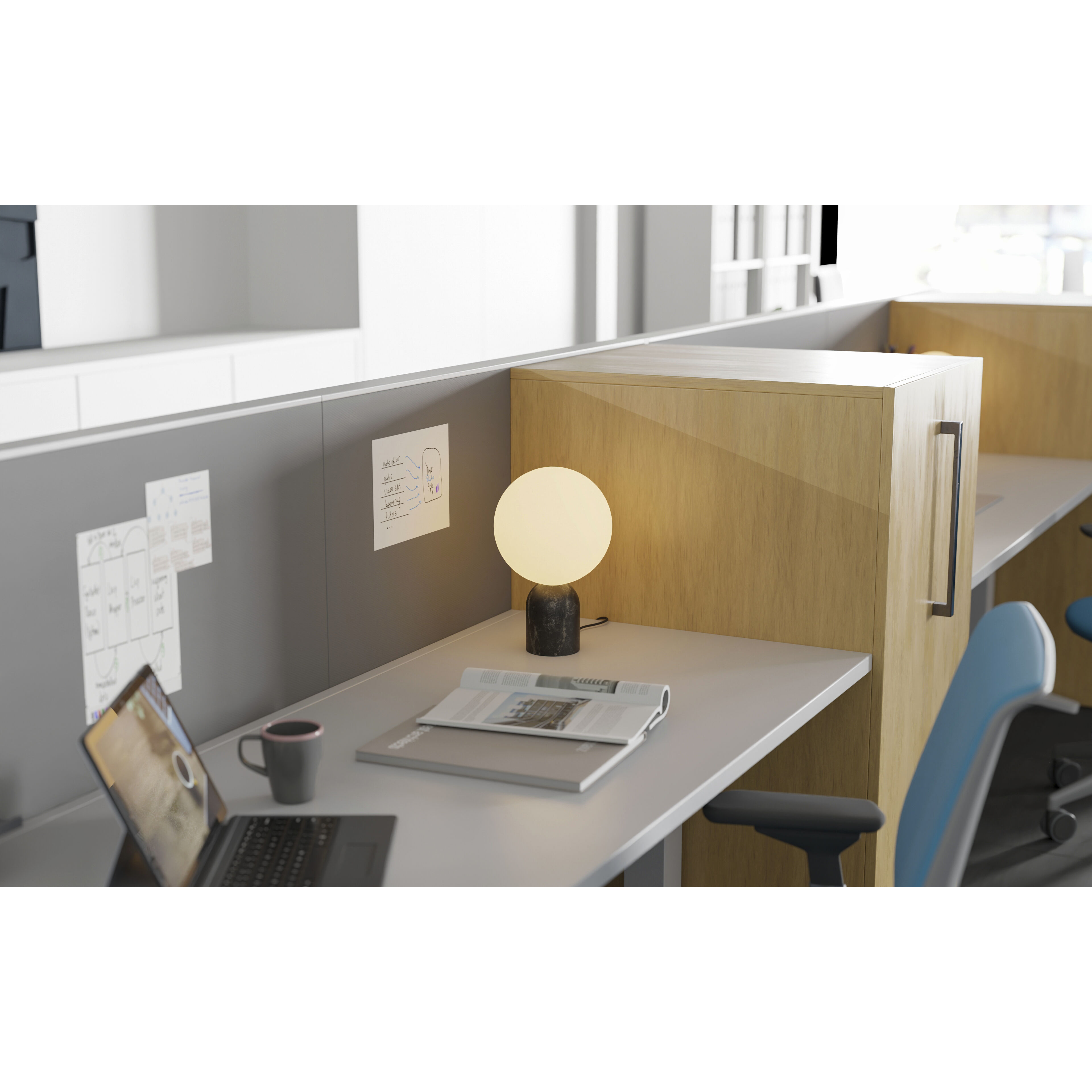 Dude 12.65 inch 7 watt Marquina Black Table Lamp Portable Light